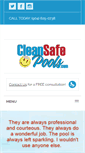 Mobile Screenshot of cleansafepools.com